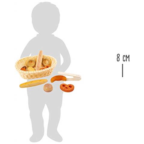 Piccolo Foot Set Paniere Freshin Legnocon Pinze Fornogiochi Da Di Ruoloaccessori Per La Cucina Ed Ci Negozietto Da Gioco Giocattolimulticolore11444 - Foto 4