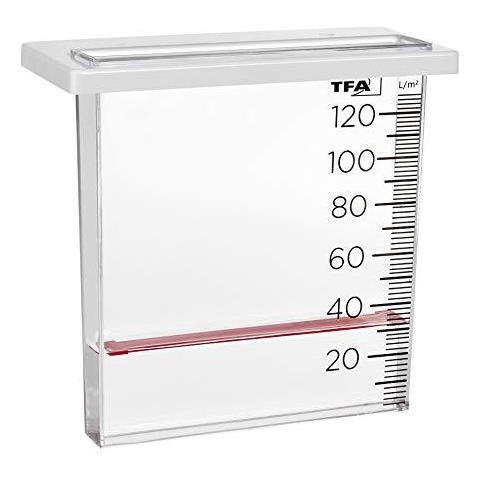 Regenmesser 471014 Analogica Misuratori Per Fence Ringhiera Trasparente L195 X B45 X H255 Mm - Foto 1