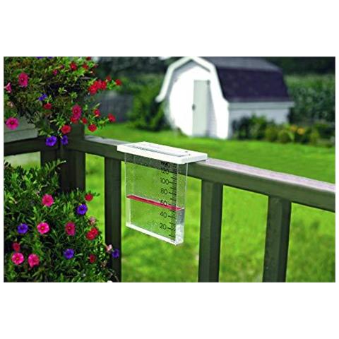 Regenmesser 471014 Analogica Misuratori Per Fence Ringhiera Trasparente L195 X B45 X H255 Mm - Foto 4