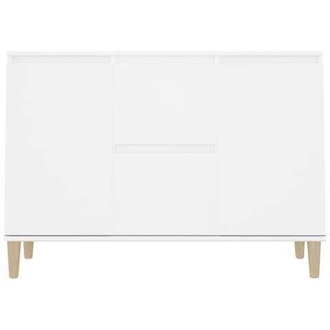 Credenza Bianca 101x35x70 cm in Legno Multistrato - Foto 6
