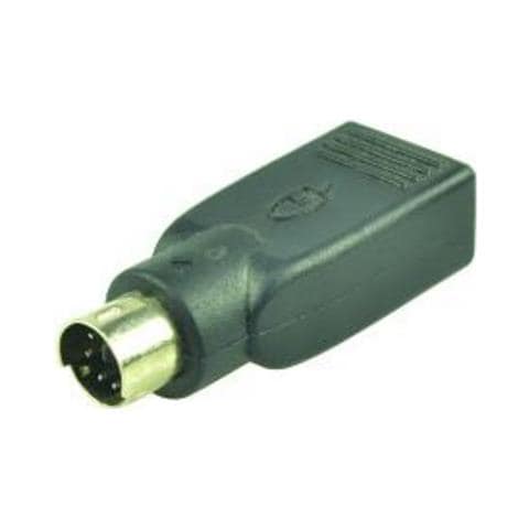 2-Power PS / 2 Male - USB Type A USB Type A PS / 2 Nero cavo di interfaccia e adattatore - Foto 2