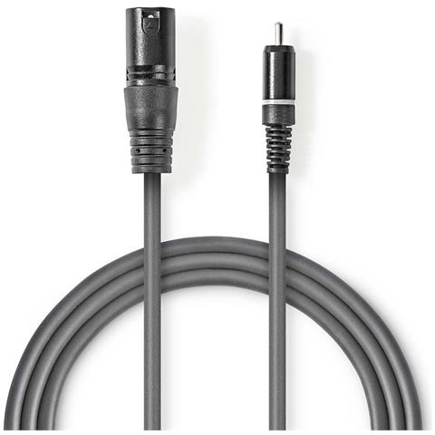 COTH15205GY15 cavo audio 1,5 m XLR (3-pin) RCA Grigio - Foto 1