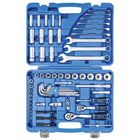 Set Di Bussole Esagonali, Chiavi E Accessori - 10 Mm - 92 Pezzi - 2299 - Foto 5