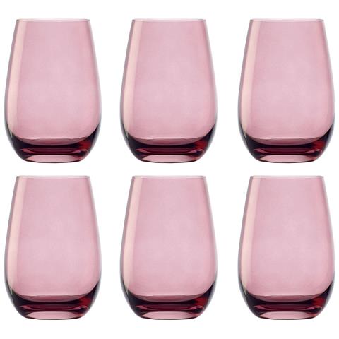 Bicchieri Coloreati Elements 6er-set, Lilla, 465 Ml - Foto 2