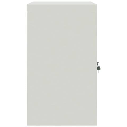 Armadio Classificatore Grigio Chiaro 90x40x70 Cm In Acciaio - Foto 2