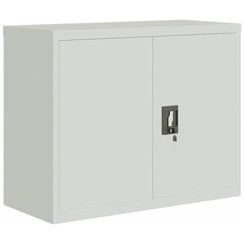 Armadio Classificatore Grigio Chiaro 90x40x70 Cm In Acciaio - Foto 1