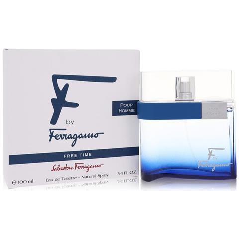 , F By Ferragamo Free Time, Eau De Toilette, For Men, 100 Ml - Foto 1