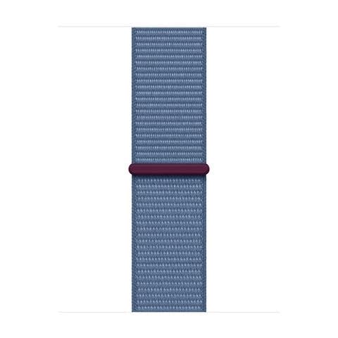Sport Loop Blu Inverno (41 mm) - Compatibilità: Modelli di Watch 42 mm 44 mm 45 mm 49 mm Materiale: 100% di nylon riciclato, 100% di poliestere riciclato, 100% di elastan riciclato - Foto 1