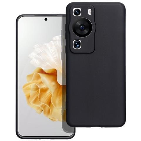 Custodia Tpu Silicone Cover Case Per Huawei P60 - P60 Pro Black - Foto 1