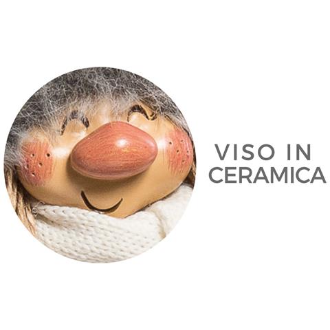 Coppia Pupazzo Bambola Arredo Decorativo Natalizio Modello Lullaby Lui E Lei 48cm Coppia Pupazzo Rosso - Foto 2