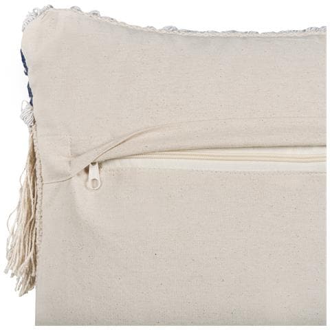 Set Di 2 Cuscini Sofca Cotone 45 X 45 Cm Beige Trama Geometrica - Foto 2