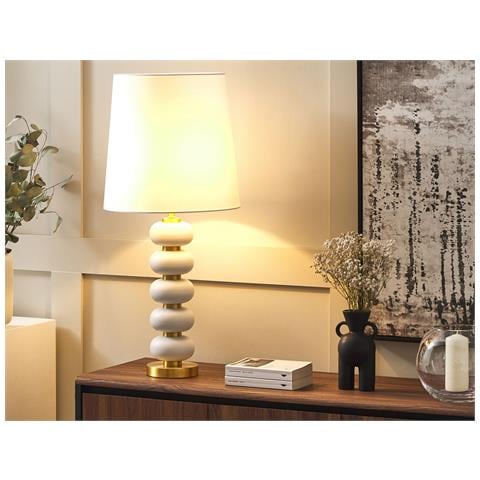 Lampada Da Tavolo Frio Metallo Bianco - Foto 1