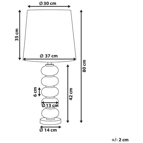 Lampada Da Tavolo Frio Metallo Bianco - Foto 2