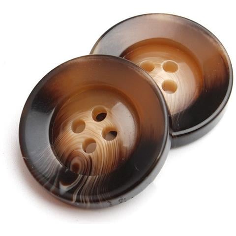 Bottoni Da Cucire In Resina Rotondi 4 Fori 50 Pezzi 18 Mm - Foto 1