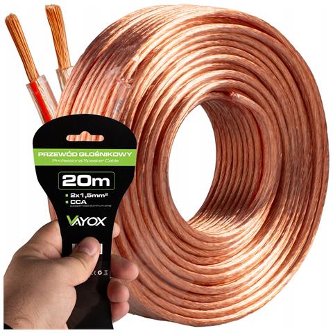Cavo Per Diffusori Cca 2x1,50 Mm 20 M (lb0008-20) Va0222-20 - Foto 1