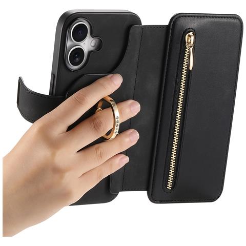 Custodia A Portafoglio Per Samsung A25 Con Supporto Ad Anello - Foto 6