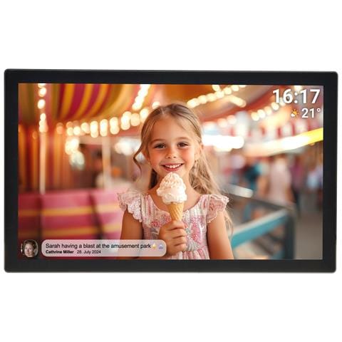 119101080020 cornice per foto digitali Nero 81,3 cm (32") Touch screen Wi-Fi - Foto 1