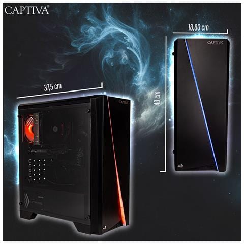 PC Desktop Highend Gaming R91-828 AMD Ryzen 5 5500 3.6 GHz RAM 16GB SSD 500GB AMD Radeon RX 7800 XT 16GB - Foto 2