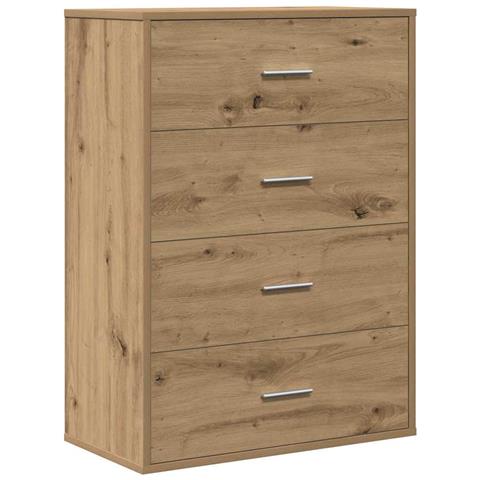 Credenza rovere artigianale 60 x 31 x 84 cm Legno multistrato - Foto 1