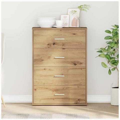 Credenza rovere artigianale 60 x 31 x 84 cm Legno multistrato - Foto 2