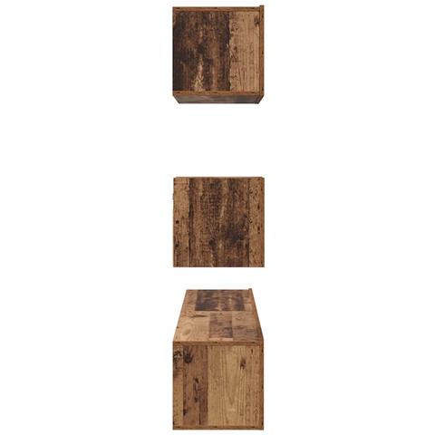 Mobile TV da Parete 4 pcs Legno vecchio 80 x 30 x 30.5 cm - Foto 9