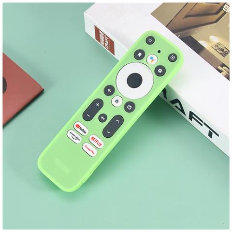Custodia Protettiva In Silicone Compatibile Con Telecomando Walmart Onn Android Tv 2k Fhdstreaming Green - Foto 3
