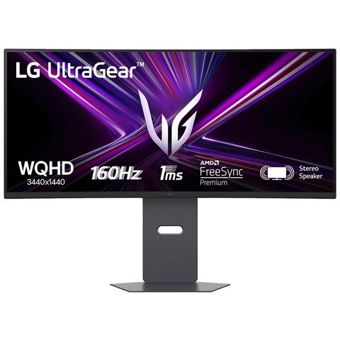 UltraGear Monitor Gaming 34" 21:9 curvo WQHD 160Hz 1ms - Foto 1