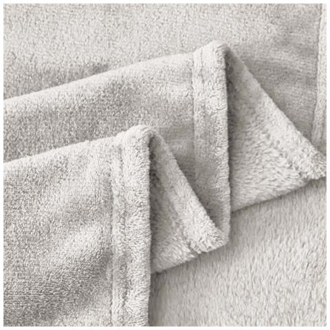 Coperta Per Divano E Letto In Tessuto 150x200cm Confortevole E Calda, Beige - Foto 5