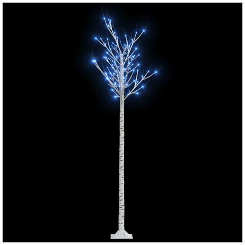 Lusso Casadino - Albero Natale 200 Led 2,2 M Salice Blu Interno Esterno - Foto 1