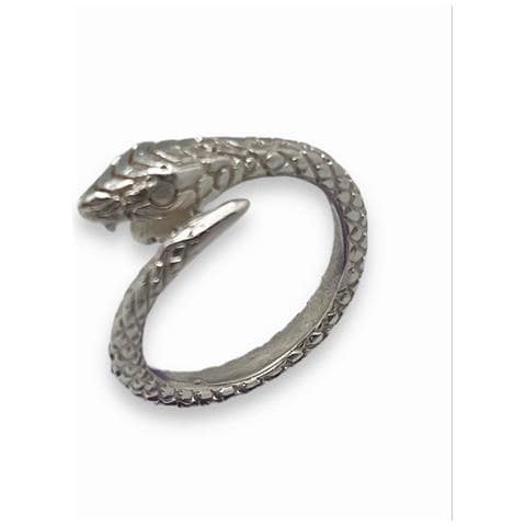Anello Serpente Indiano In Argento Placcato T15 - Foto 1