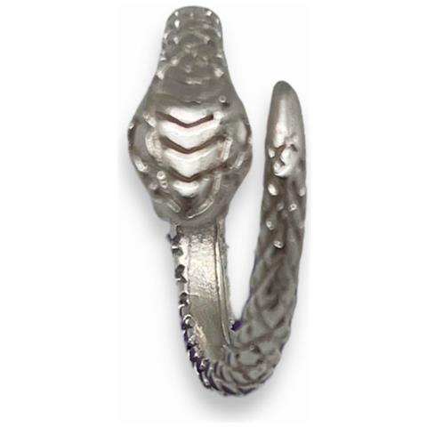 Anello Serpente Indiano In Argento Placcato T15 - Foto 4