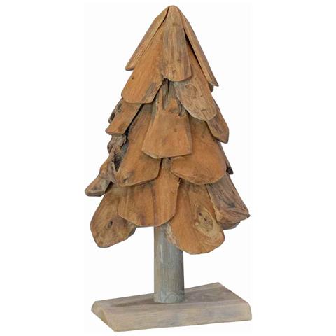 Albero di Natale Marrone 60 cm Legno massello di teak - Foto 1
