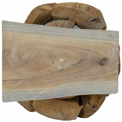 Albero di Natale Marrone 60 cm Legno massello di teak - Foto 9