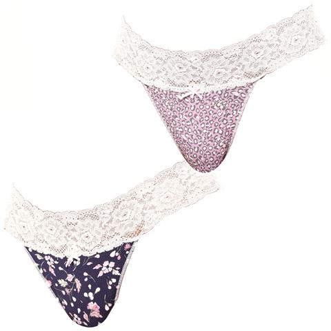 Confezione Da 2 Infradito Coquettes In Cotone Jpt1 Donna - Foto 1