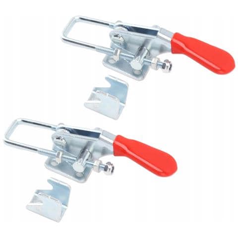 Morsetto Da Falegname - Capacità Di Trazione 165 Kg | Acciaio Cromato, 110 Mm | Per Valigie, Casse, Porte E Altri Usi - Foto 8