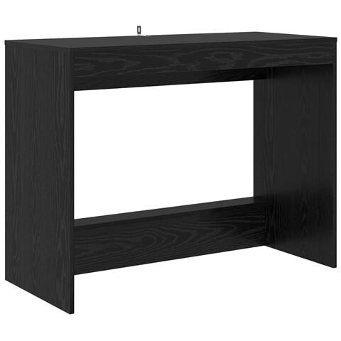 Scrivania Letto Rovere Nero 100 x 45 x 75 cm Legno multistrato - Foto 1