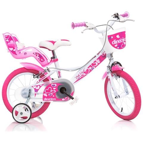 Bici Da Bambina Misura 16'' Art. 164rn-05lh Bicicletta Da Bimba Modello Little Heart - Foto 1