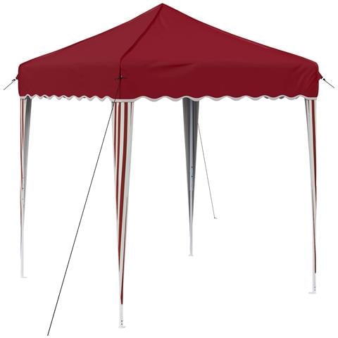 Tenda per feste a pop-up 195 x 195 x 245 cm Borgogna - Foto 1