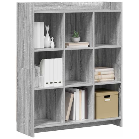 Libreria Sonoma grigio 87,5 x 30 x 111 cm Legno ingegnerizzato - Foto 2