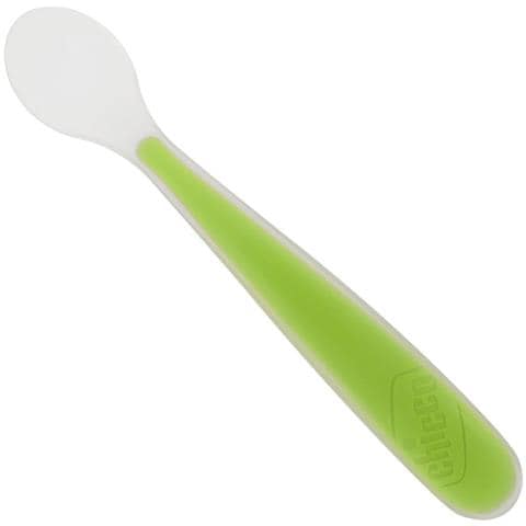 Cucchiaio Morbido Silicone 6M+ Verde Up - Foto 1