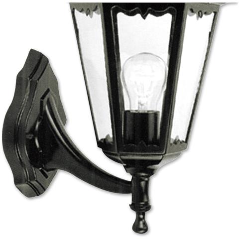 Lanterna da Parete in Alluminio Pressofuso e Lampada in Vetro - Foto 6