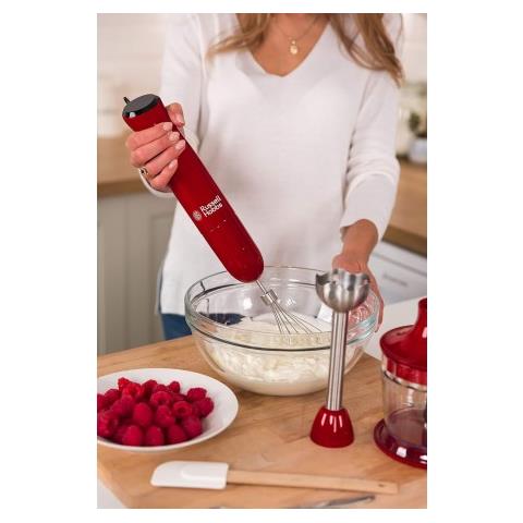 Frullatore ad Immersione Desirè 5799 4780 con Recipiente da 0.7 L Potenza 500 Watt Colore Rosso - Foto 10