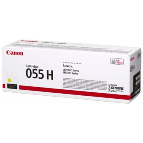 055 H Cartuccia Ink Originale Giallo per i-SENSYS MF744Cdw / MF742Cdw / LBP663Cdw Capacità 5900 Pagine - Foto 4