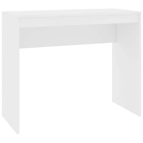 Scrivania Bianca 90x40x72 cm in Legno Multistrato - Foto 1