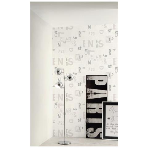 A. s. Cr? ation 503213 - Carta Da Parati A Fantasia, Collezione Life 2, Colore: Beige / metallo - Foto 2