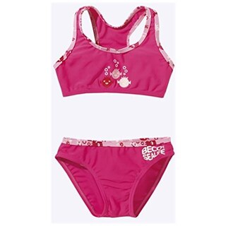 Costume Da Bagno 4 Pezzi Per Bambina GRACE KARIN – Tankini Maniche Lunghe Con Protezione UV, Slip E Fascia