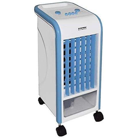 , Refrigeratore D'aria 4 In 1, Blu, 800 M3 / h, Serbatoio Da 4 Litri, Ventilatore, Umidificatore E Deodorante - Foto 2