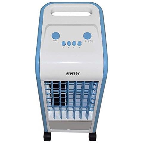 , Refrigeratore D'aria 4 In 1, Blu, 800 M3 / h, Serbatoio Da 4 Litri, Ventilatore, Umidificatore E Deodorante - Foto 3