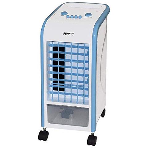, Refrigeratore D'aria 4 In 1, Blu, 800 M3 / h, Serbatoio Da 4 Litri, Ventilatore, Umidificatore E Deodorante - Foto 1