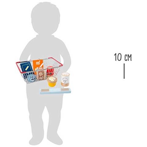 Piccolo Foot Set Di Alimenti Nel Cestino Della Spesa Freshin Legnogiochi Vieni Accessorio Per La Cucina Ed Ci Negozietto Da Gioco Giocattolimulticolore11443 - Foto 2